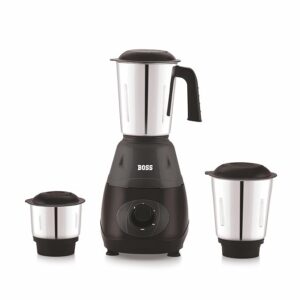 BOSS Bravo 500W Mixer Grinder with Powerful Motor, Festival Deal Limited Stock Unique Flow Breaker Design & Overload Protection